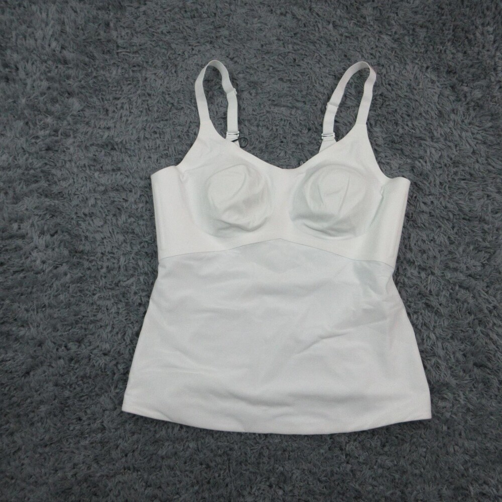 Honeylove LiftWear Cami Tank Top Womens 1X White Shapewear Adjustable NWT